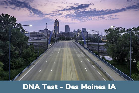 Des Moines IA DNA Testing Locations